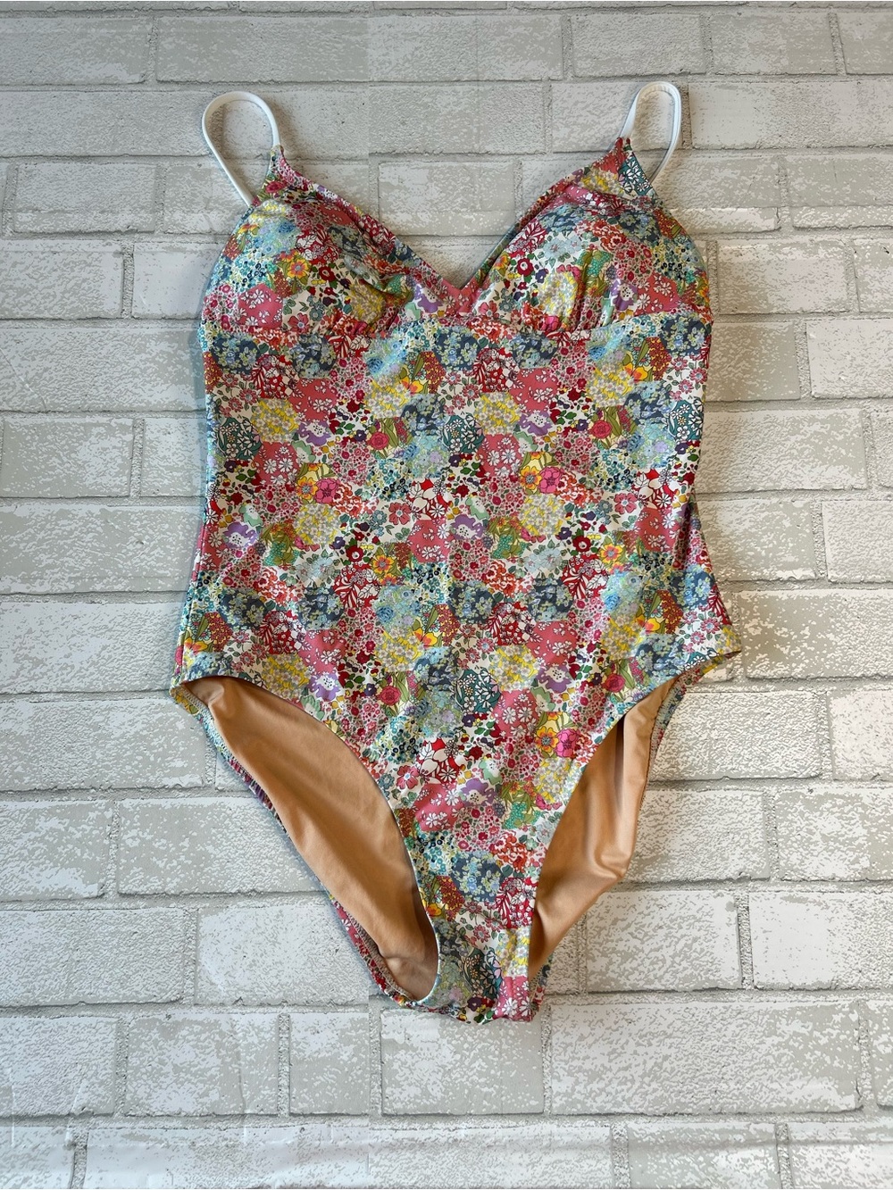 JCrew Floral One-Piece Swimsuit Beach Vacation